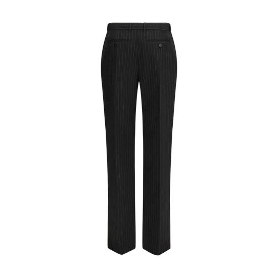 26SS 알렉산더 맥퀸 스트레이트 팬츠 AL858326QJAFX1389BB BLACK - ALEXANDER MCQUEEN