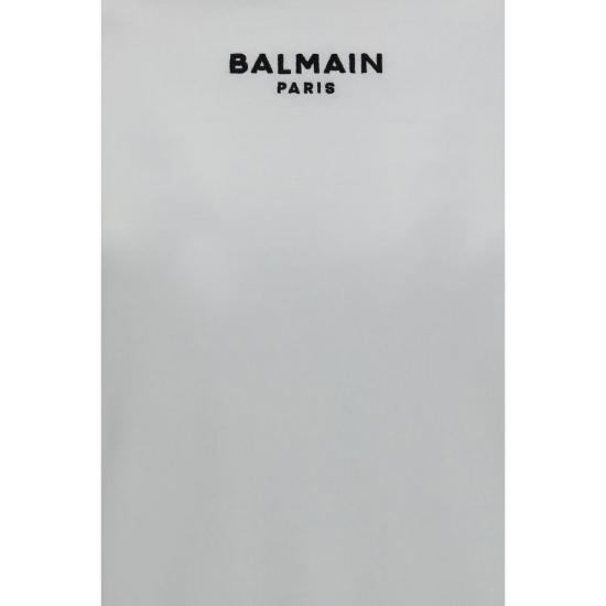 26FW 발망 폴로 티셔츠 BAHF1EF000BD10GABBB WHITE - BALMAIN