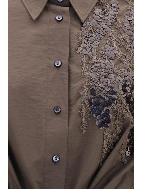 26SS 브루넬로 쿠치넬리 원피스 M0F79AHD91 C8589 BROWN - BRUNELLO CUCINELLI