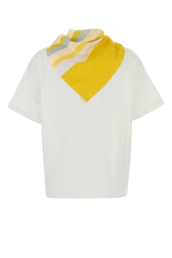  보테가베네타 폴로 티셔츠 825353V5EO1 9011 WHITE - BOTTEGA VENETA