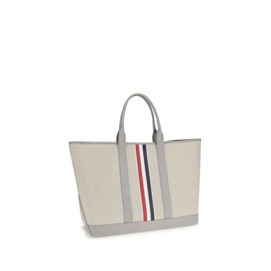 26SS 톰브라운 토트백 THUAG261AF0492055BB GRAY - THOM BROWNE