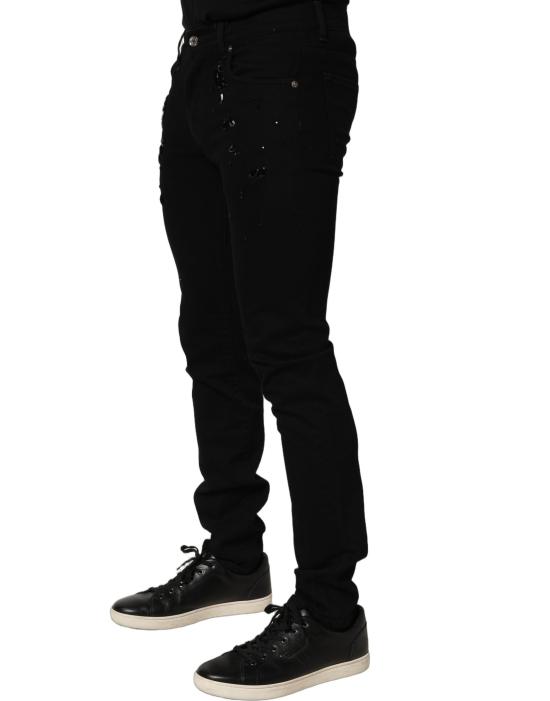  돌체앤가바나 데님 팬츠 PAN77675 BLACK - DOLCE & GABBANA