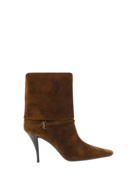 26FW 생로랑 스웨이드 니키 부티 8013930LI00 2701 BROWN