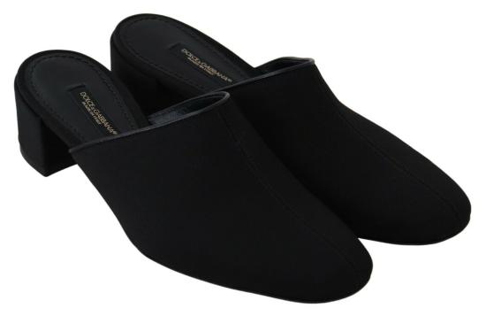  돌체앤가바나 뮬/슬리퍼 LA8929 BLACK - DOLCE & GABBANA