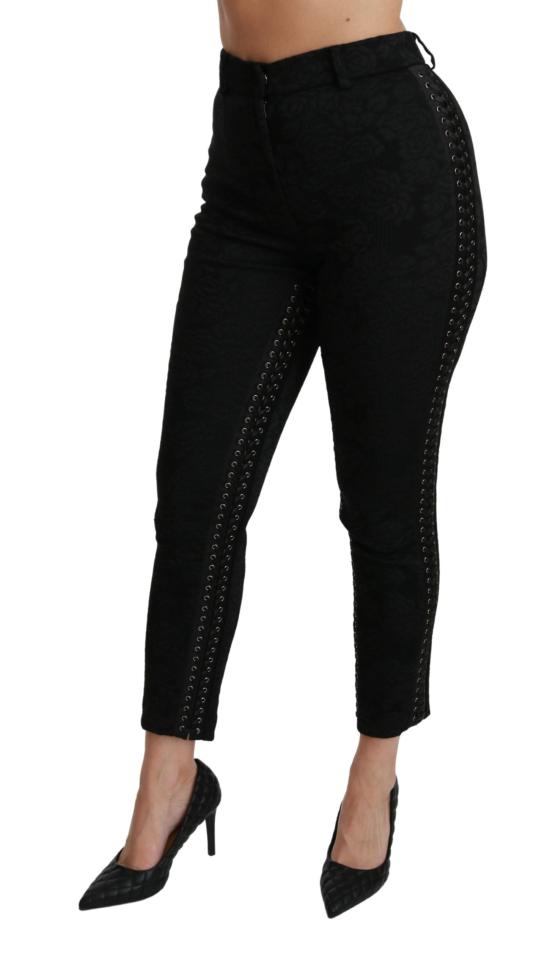  돌체앤가바나 스트레이트 팬츠 PAN70942 BLACK - DOLCE & GABBANA