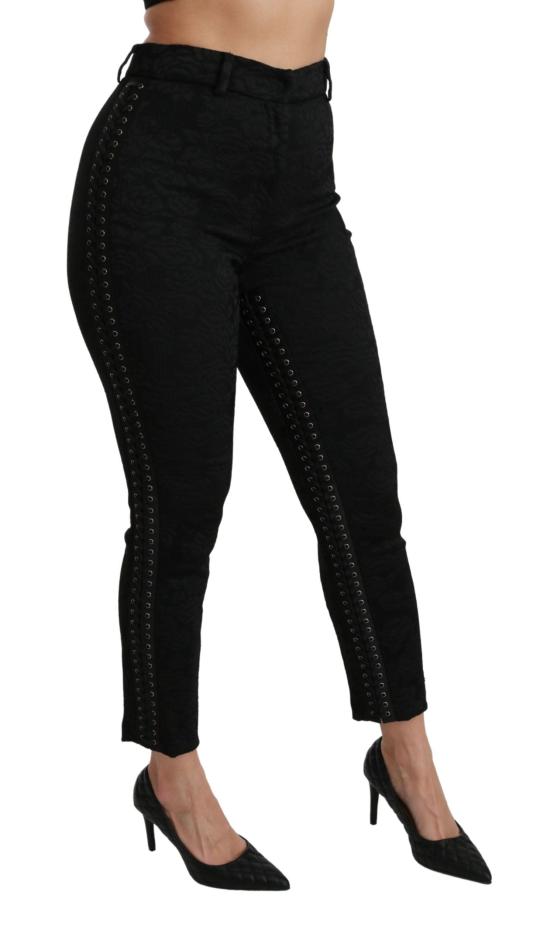  돌체앤가바나 스트레이트 팬츠 PAN70942 BLACK - DOLCE & GABBANA