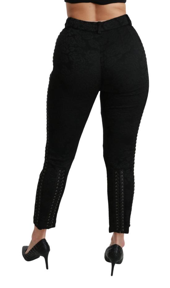  돌체앤가바나 스트레이트 팬츠 PAN70942 BLACK - DOLCE & GABBANA
