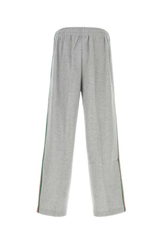 25FW 구찌 사이드  스트라이프 코튼 팬츠 828338XJHCX 1183 GRAY - GUCCI