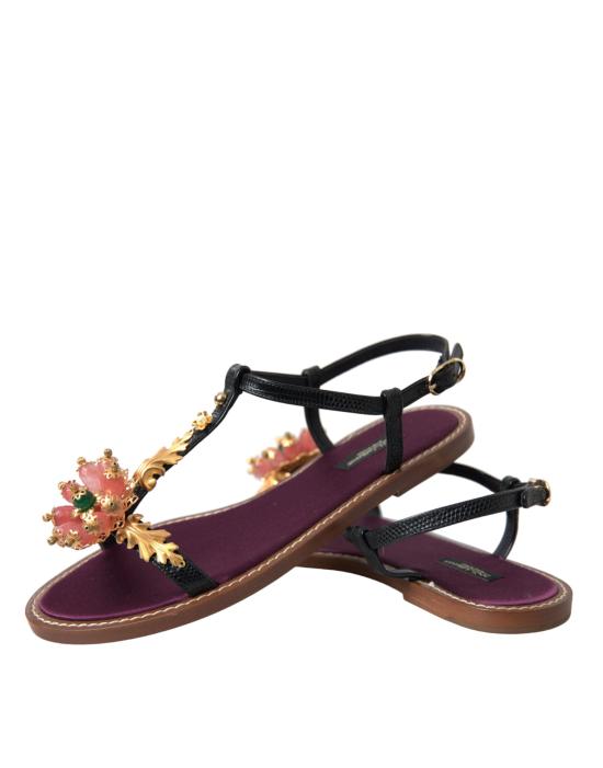  돌체앤가바나 샌들 LA10367 BLACK - DOLCE & GABBANA