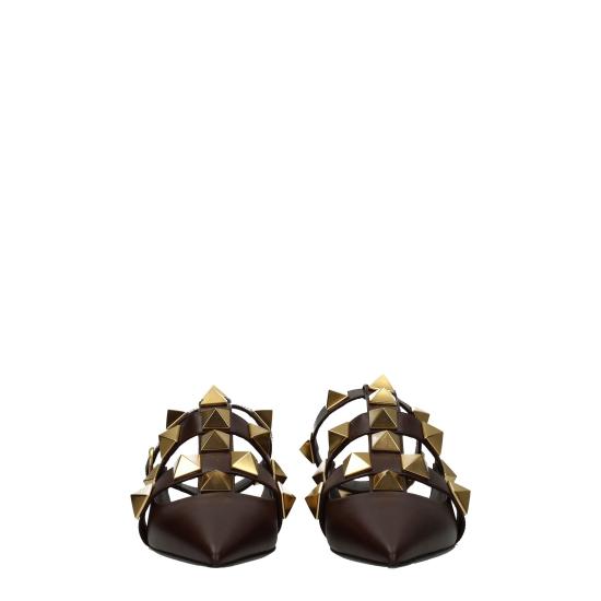  발렌티노 가라바니 플랫 슈즈 VA8547150561545BT BROWN - VALENTINO GARAVANI