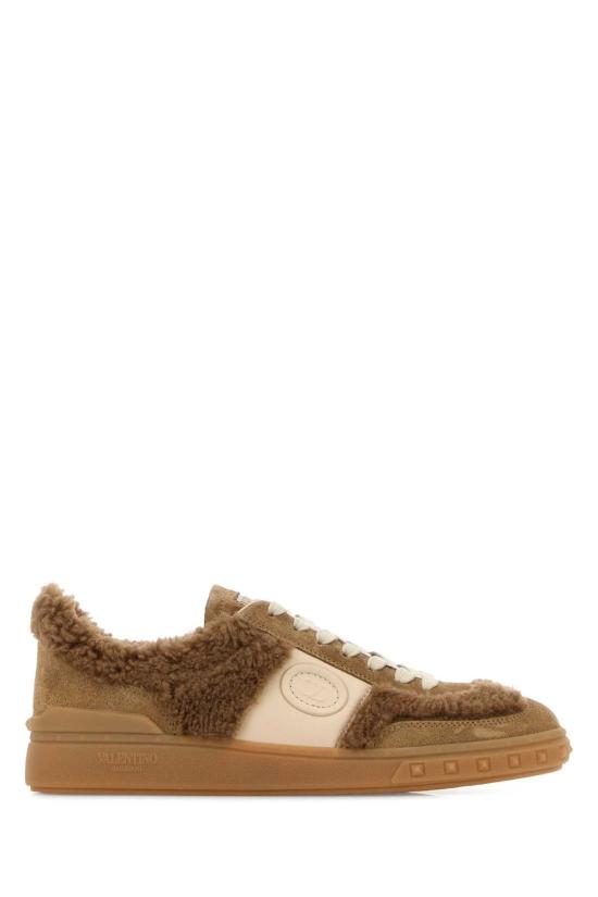 26SS 발렌티노 가라바니 레이스업 로우탑 스니커즈 7W2S0IL9XXI DGZ BEIGE