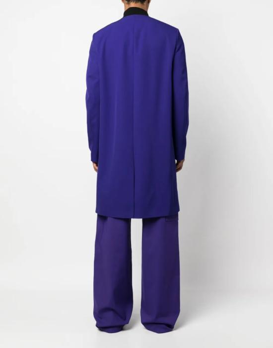 25FW 오프화이트 코트 OMER079S23FAB0013700 PURPLE - OFF WHITE