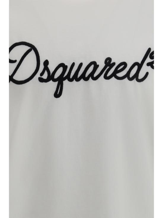 26FW 디스퀘어드2 탑 S74GD1524D20106 100 WHITE - DSQUARED2