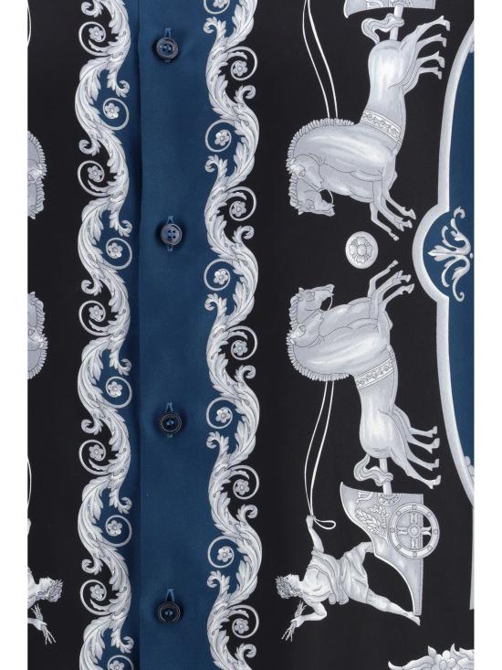26SS 베르사체 셔츠 10194381A16096 5BE50 BLACK - VERSACE