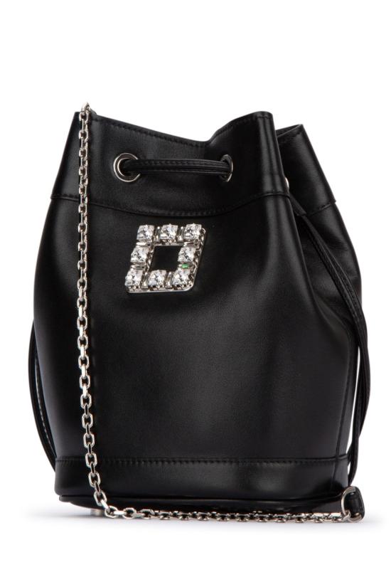 25FW 로저비비에 토트백 RBWANME0100XMA B999 BLACK - ROGER VIVIER