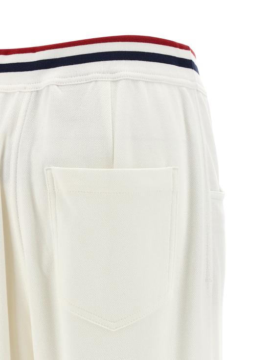 26SS 브루넬로 쿠치넬리 트레이닝/조거 팬츠 BR330631BM WHITE - BRUNELLO CUCINELLI