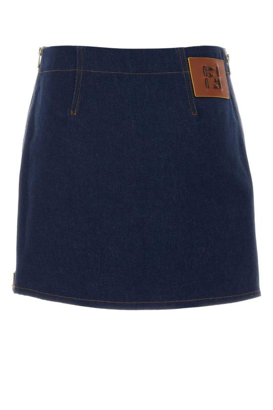26SS 펜디 스커트 FLQ608AOHS F0QB0 NAVY - FENDI