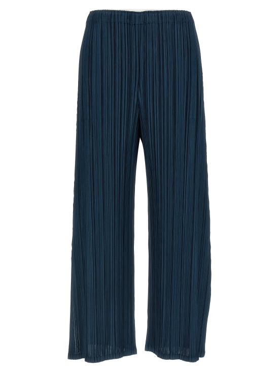 25FW 플리츠플리즈 스트레이트 팬츠 PL322517BM BLUE