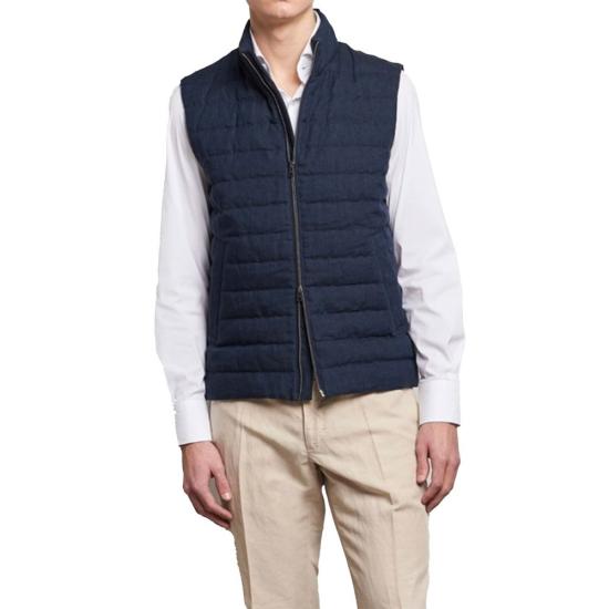 에르노 베스트 HE 9198539931860 NAVY - HERNO