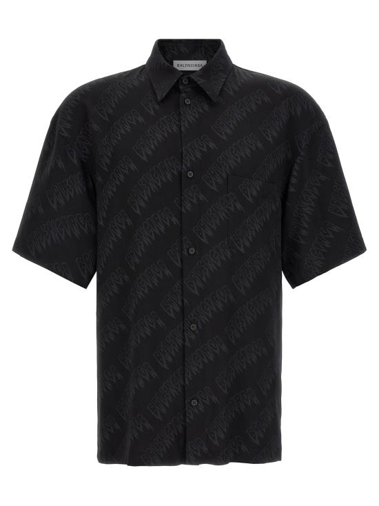 26SS 발렌시아가 셔츠 BA335440BM BLACK