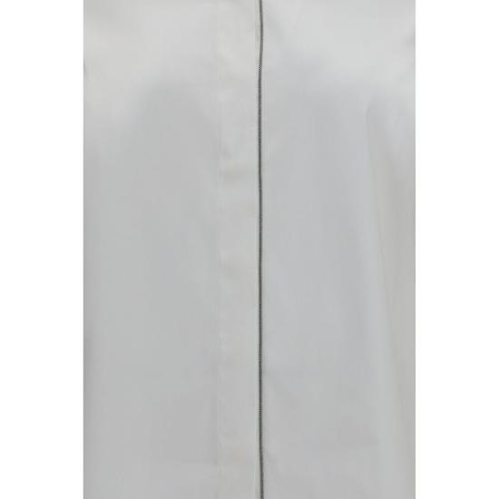 26FW 브루넬로 쿠치넬리 셔츠 BRMP091MA626C159BB WHITE - BRUNELLO CUCINELLI