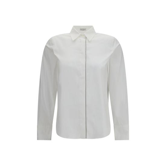 26FW 브루넬로 쿠치넬리 셔츠 BRMP091MA626C159BB WHITE