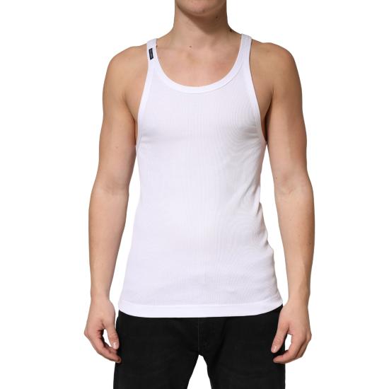  돌체앤가바나 민소매 티셔츠 TSH91728 WHITE