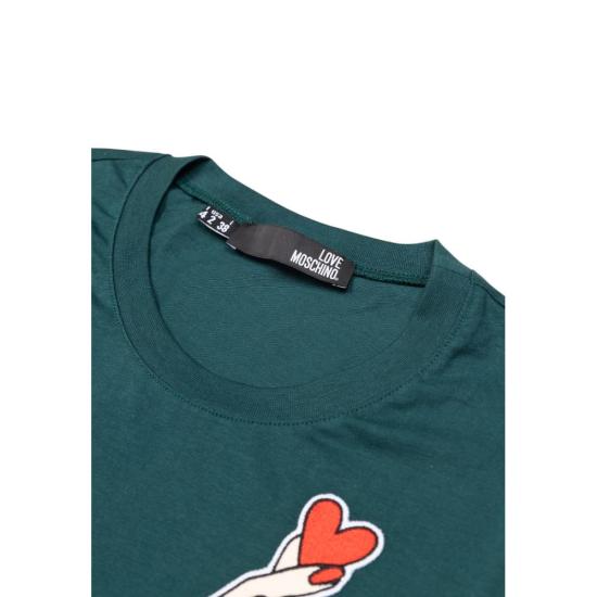  모스키노 폴로 티셔츠 LO18575900144RO GREEN - MOSCHINO