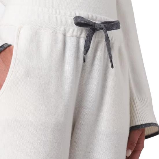 브루넬로 쿠치넬리 트레이닝/조거 팬츠 BR 8990334714068 WHITE - BRUNELLO CUCINELLI