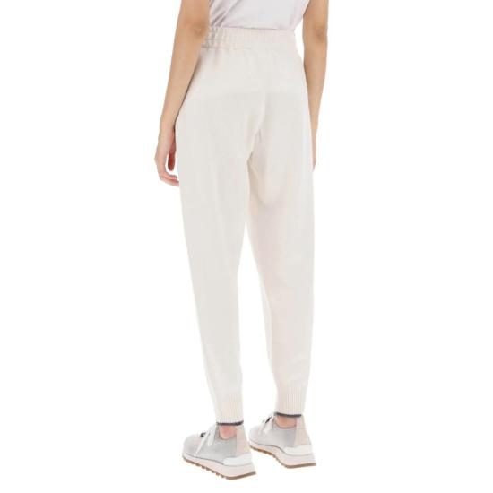  브루넬로 쿠치넬리 트레이닝/조거 팬츠 BR 8990334714068 WHITE - BRUNELLO CUCINELLI