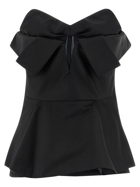 25FW 알렉산더 맥퀸 바디수트 티셔츠 MC331158BM BLACK