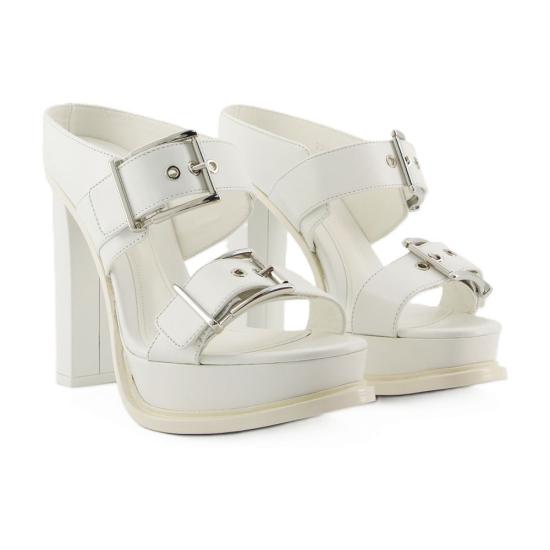  알렉산더 맥퀸 힐/펌프스 CONFIG AMQS19332370 WHITE - ALEXANDER MCQUEEN