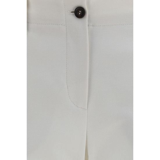 26SS 브루넬로 쿠치넬리 스트레이트 팬츠 BRMA126P8854C1542BB WHITE - BRUNELLO CUCINELLI