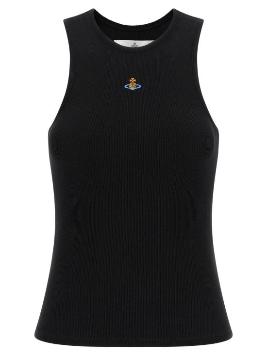 26SS 비비안웨스트우드 민소매 티셔츠 VI334982BM BLACK