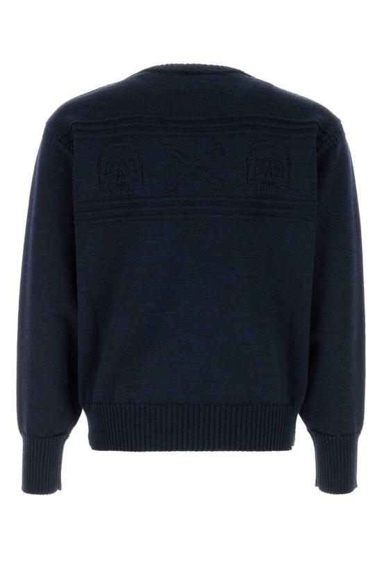 26FW 알렉산더 맥퀸 스웨터 875484Q1BHJ 4295 NAVY - ALEXANDER MCQUEEN