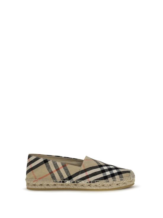 26SS 버버리 체크 뮤스 에스파드리유 8109180 B9368 BEIGE