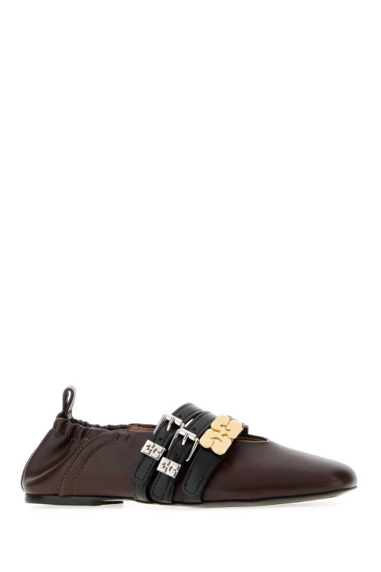 26FW 가니 플랫 슈즈 D1020001 ZWX BROWN - GANNI