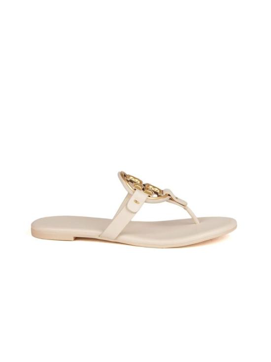  토리버치 플랫 슈즈 MASTER 136593 101 Tory Burch BEIGE - TORY BURCH