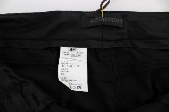  에르마노 설비노 스트레이트 팬츠 SIG30302 BLACK - ERMANNO SCERVINO