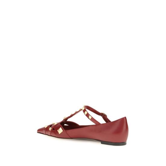 26FW 발렌티노 가라바니 플랫 슈즈 VA9W2S0PQ9JYWBGNBB RED - VALENTINO GARAVANI