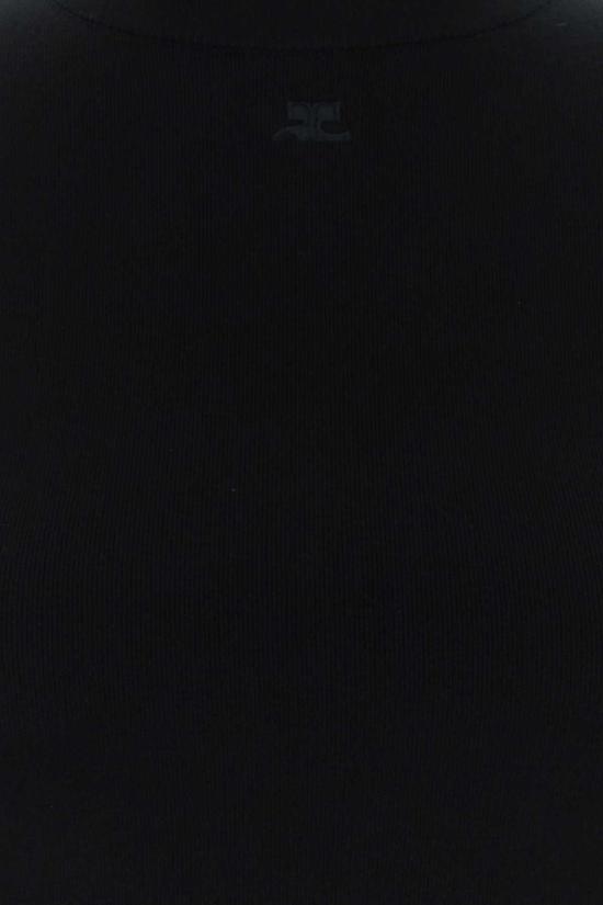 25FW 쿠레쥬 스웨터 425MPU260FI0001 0001 BLACK - COURREGES