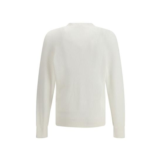 26SS 브루넬로 쿠치넬리 가디건 BRM29400116CO312BB WHITE - BRUNELLO CUCINELLI