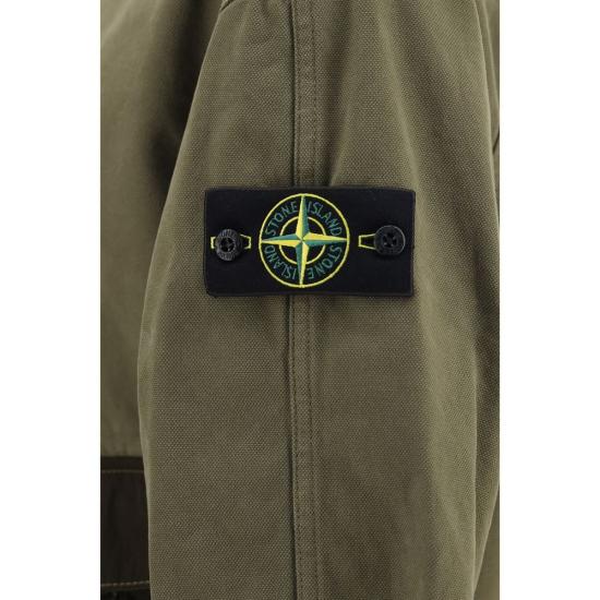 26FW 스톤 아일랜드 마이크로 부클레 울 오버셔츠 STL2S151200039S0482V005GBB GREEN - STONE ISLAND