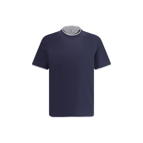 26FW 브루넬로 쿠치넬리 탑 BRM0B137427CD325BB NAVY