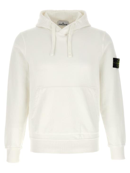 26SS 스톤 아일랜드 후드 티셔츠 ST328367BM WHITE