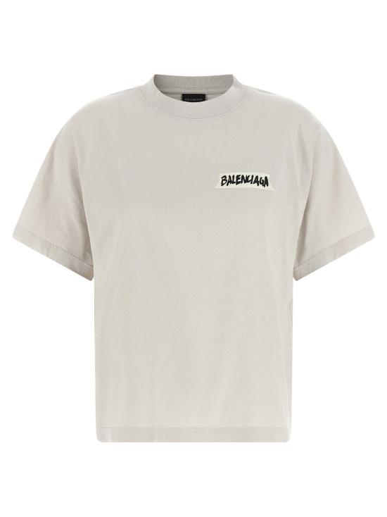 26SS 발렌시아가 폴로 티셔츠 BA327123BM GRAY