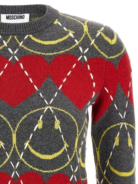 25FW 모스키노 스웨터 MO313303BM MULTICOLOR - MOSCHINO
