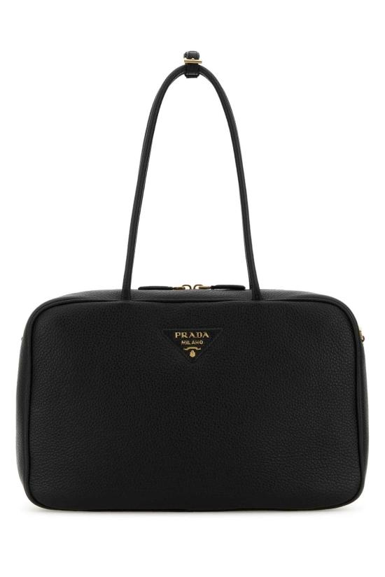 26FW 프라다 라지 레더 탑 핸들 백 1BB128VONO2DKV F0632 BLACK