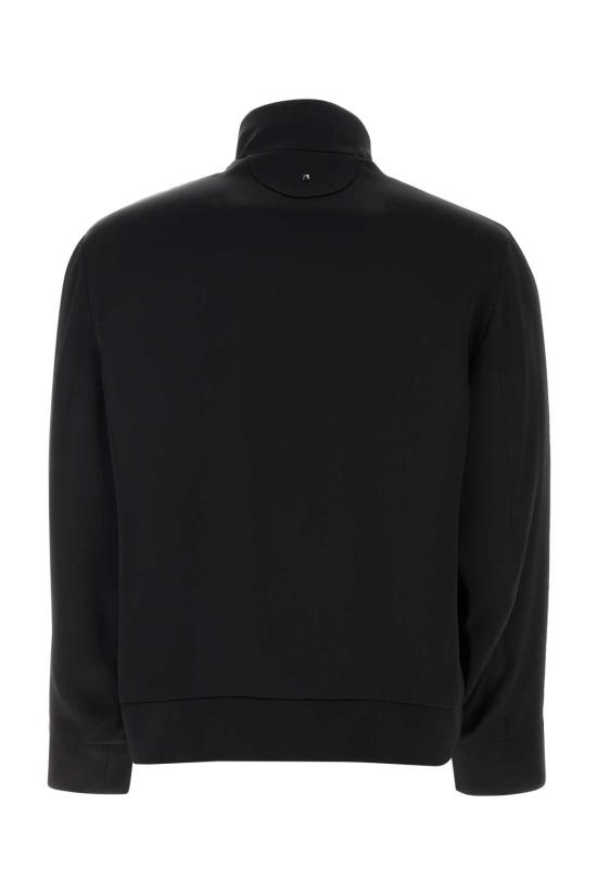  발렌티노 가라바니 새틴 스웨트셔츠 4V3CIN959V0 0NO BLACK - VALENTINO GARAVANI
