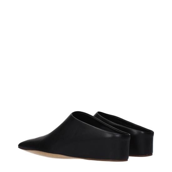  질샌더 뮬/슬리퍼 JI15531632918793BT BLACK - JIL SANDER